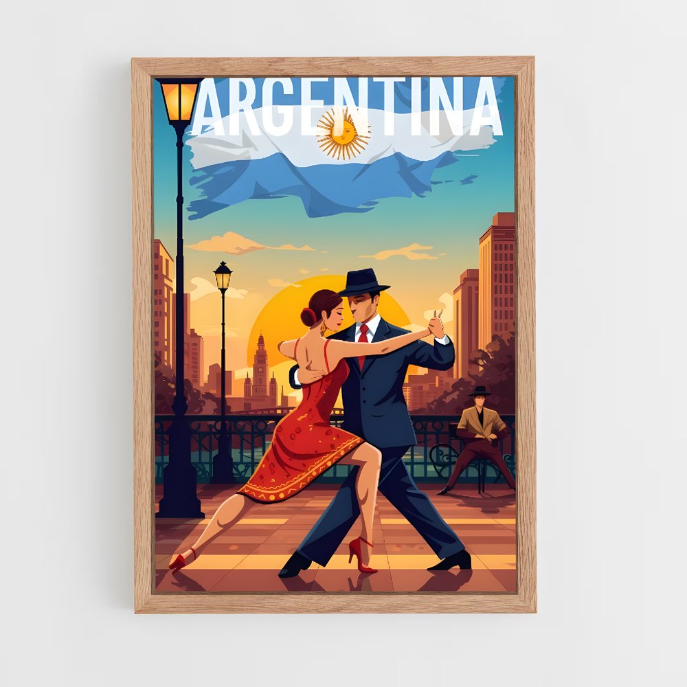 Poster Tango à Buenos Aires – affiche Danse (vue 4)